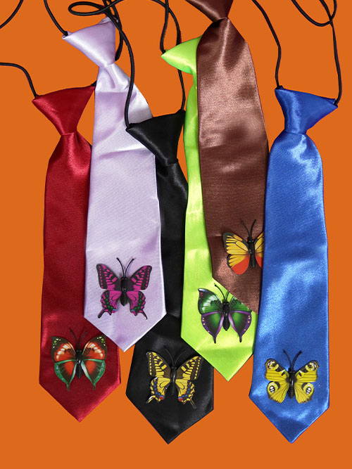 butterfly banding tie (6 color+ random)