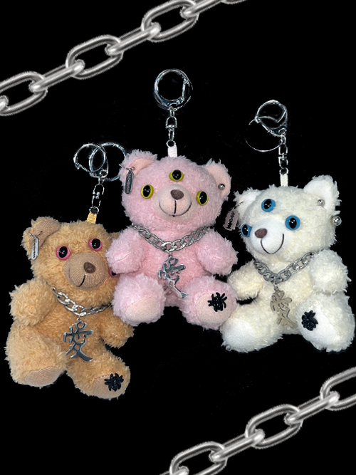 [only KUO] monster bear keychain (3color)
