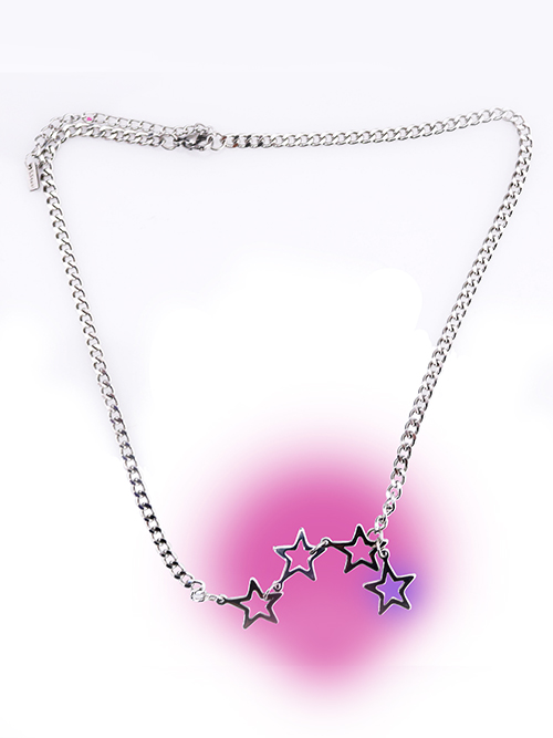 flat star necklace (surgical)
