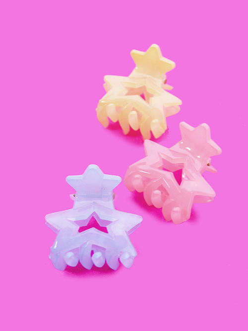 pastel star pin (3color)