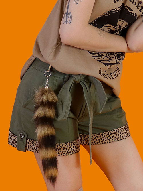 [vintage] leopard point shorts