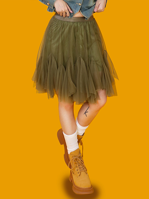 fairy banding shasha skirt (4color/속바지)