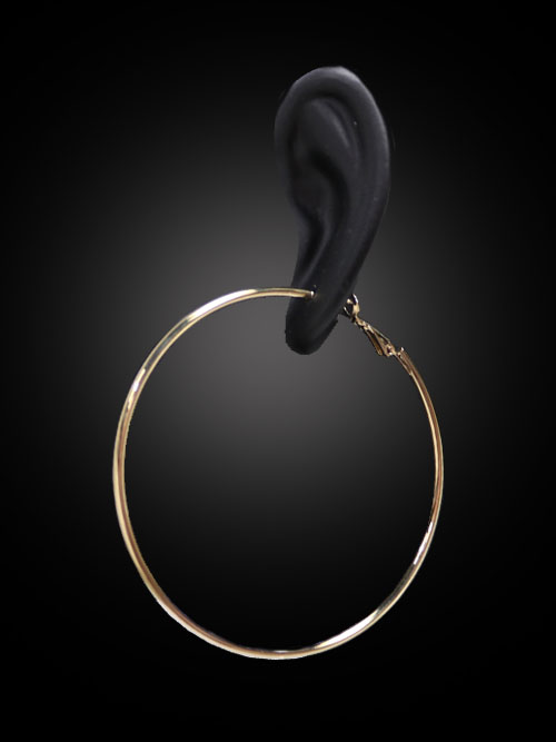 10 minute ring earrings (7cm/2color)