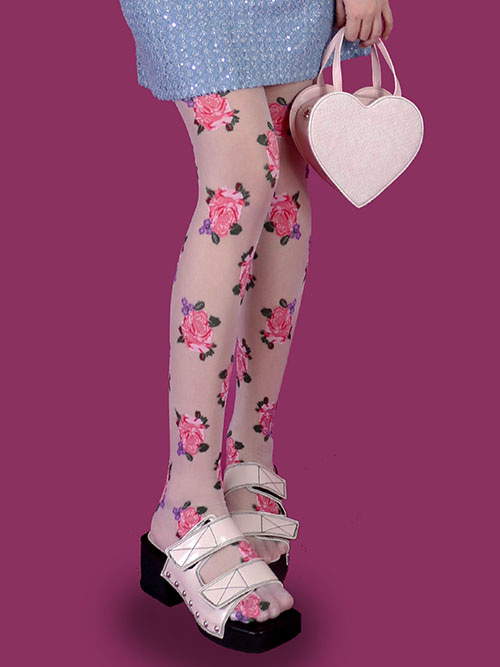 flower garden stockings (2 color)
