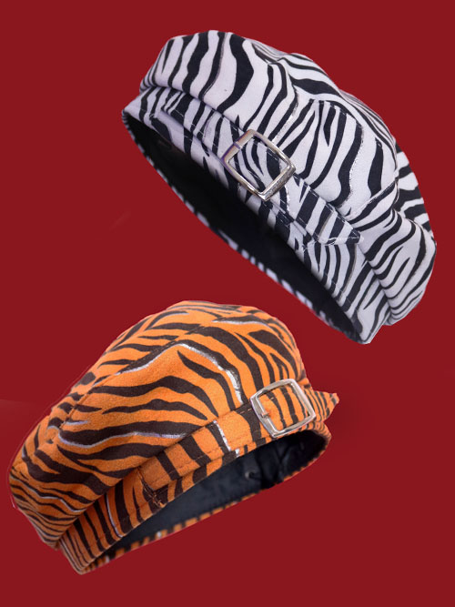 zebra beret (2 color)