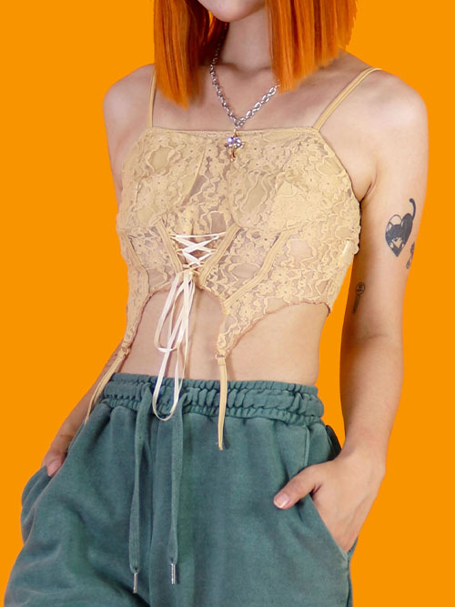 corset garter sleeveless (2color)