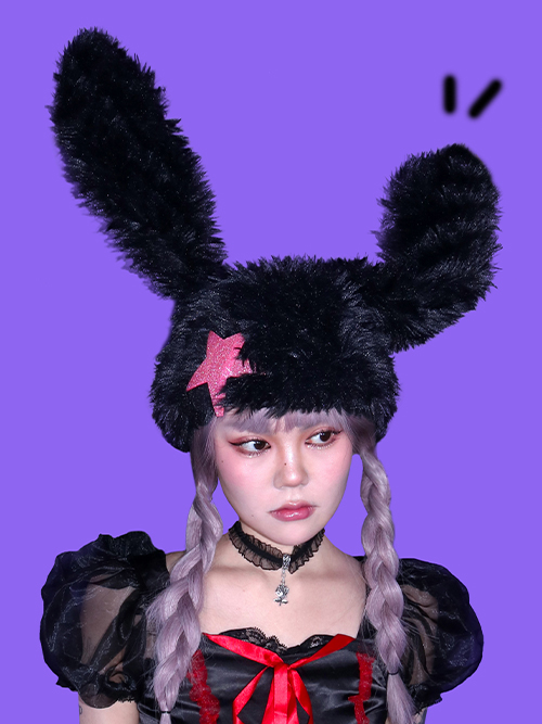kawaii rabbit hat (3color)