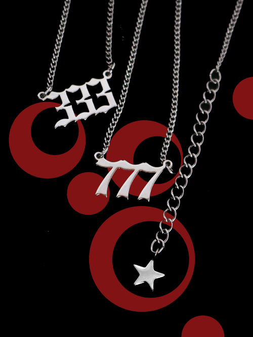 jackpot number necklace (2type)