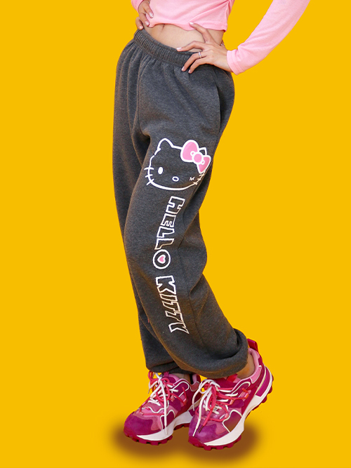 [vintage] kitty jogger pants (기모)